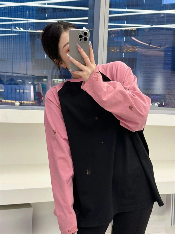25ss潮牌爆款高版本新款WE11印花LOGO合集男女宽松休闲百搭长袖|undefined