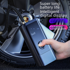Portable Car Tire Inflator, Smart Wireless Digital Tire Pump for Electric Vehicles, Mini Car Tire Inflator