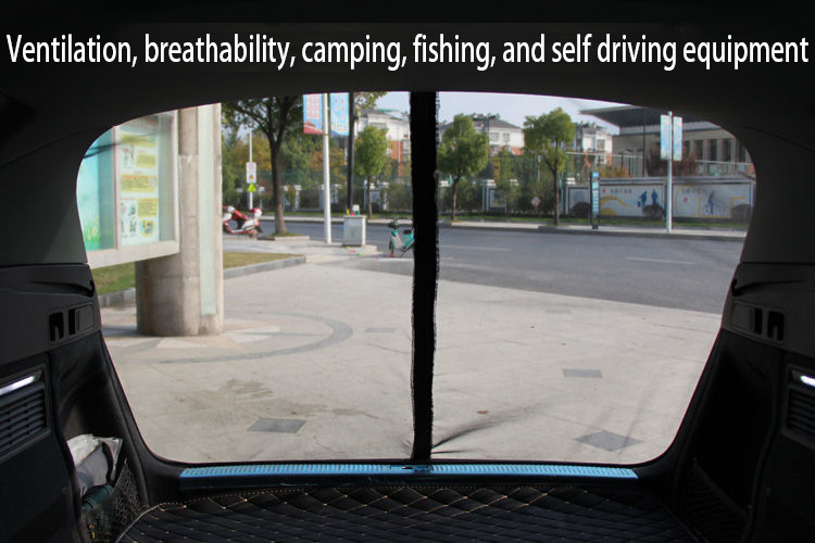 Car Tailgate Anti-Mosquito Sunshade Screen, Anti-Mosquito Curtain, Breathable and Sun-Protective Mesh for Car Trunk