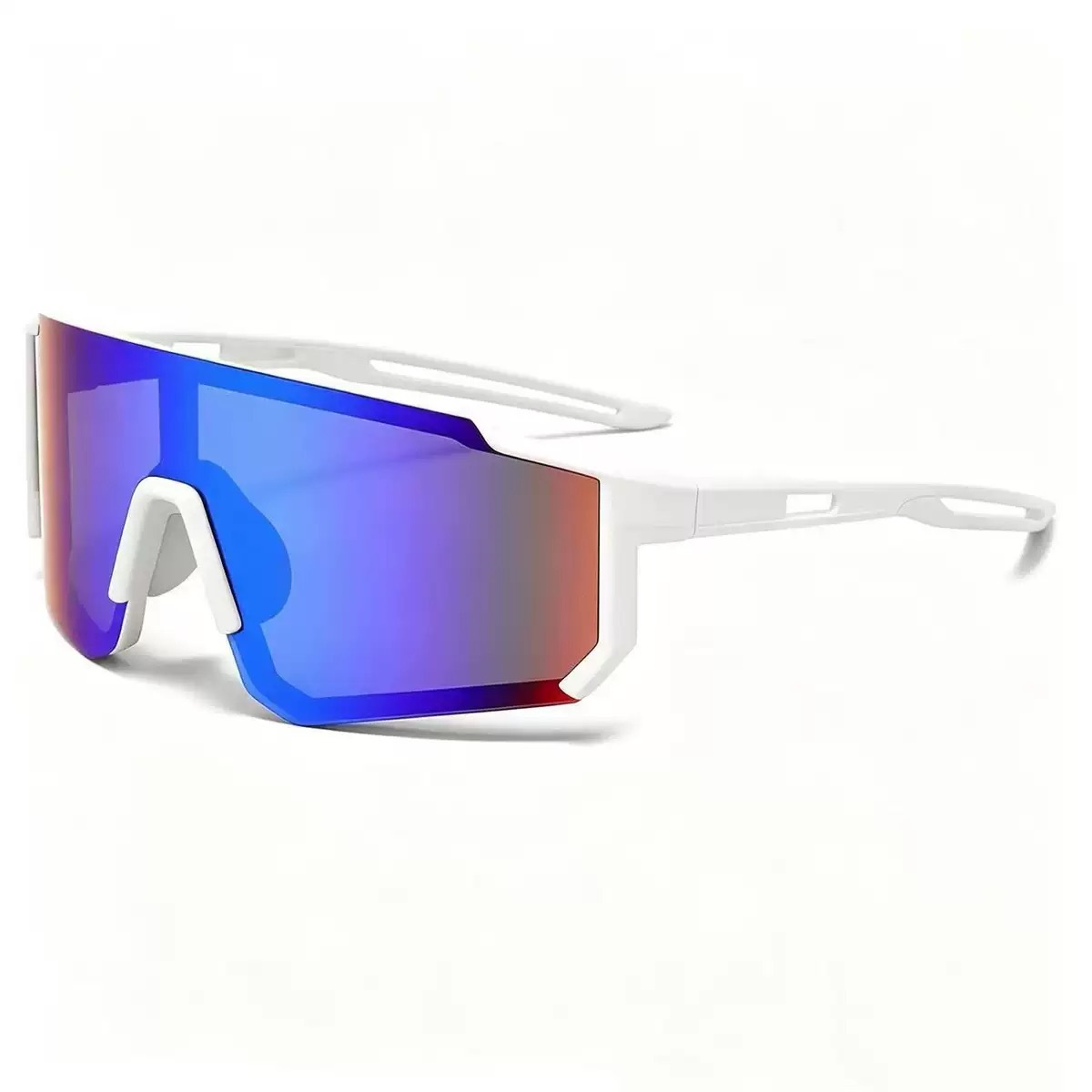 White frame blue mercury