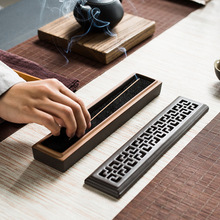 线香盒线香插新款创意线香卧香盒檀香沉香熏香炉防火香盒薰炉跨境