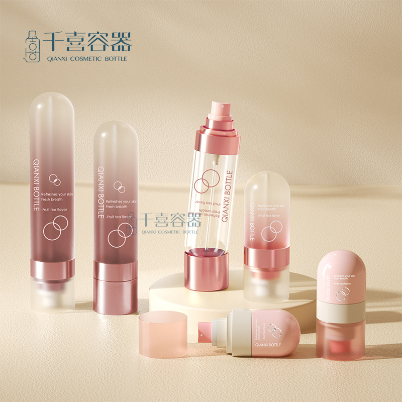 PET倒立绵长喷雾瓶30ml 50ml 80ml 100ml爽肤水分装瓶按压小喷瓶