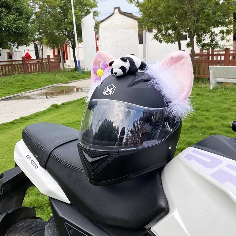 Cartoon Cute Helmet Decoration Plush LinaBell Helmet Accessories