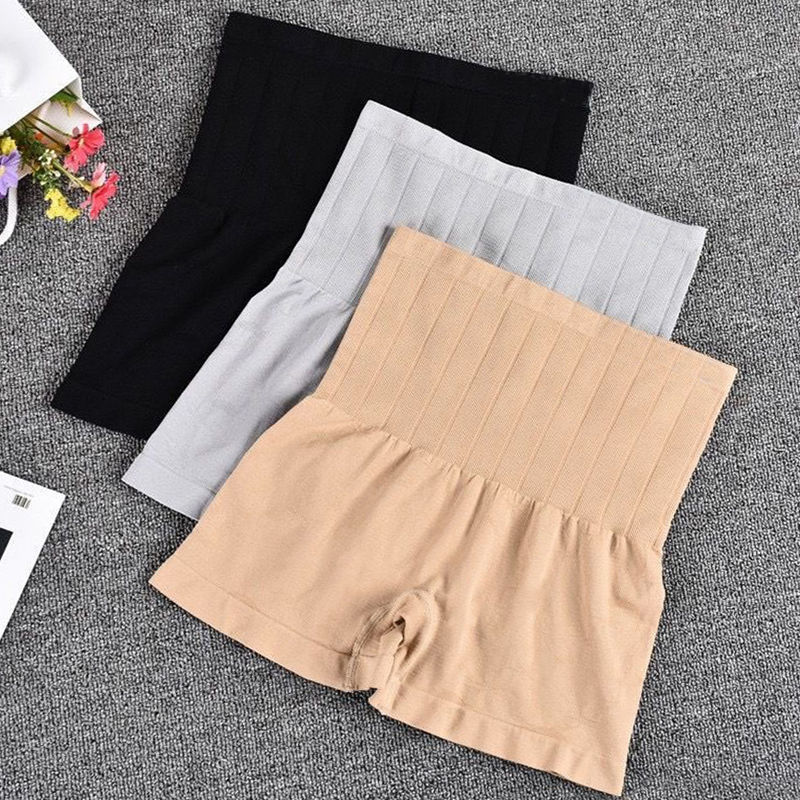 Anti-Exposure Safety Pants, Tummy Control Underwear, Women's Mid-High Waist Safety Pants, Slimming Summer Weight Loss Large Size Breathable Body Shaping Pants