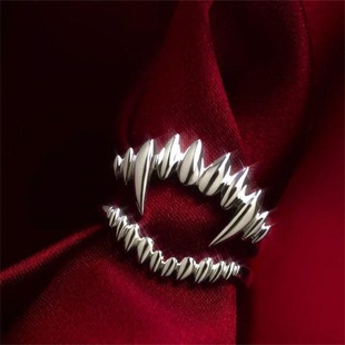 Huiyang Cross-Border Creative Vampire Eating Separates Open Ring Animation Game Ring Tail Ring