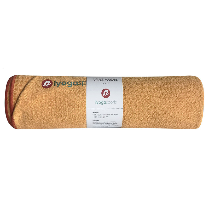 Iyogasスポーツシリコン滑り止めヨガタオルyoga towel品質館寄り付きギフトロゴ|undefined