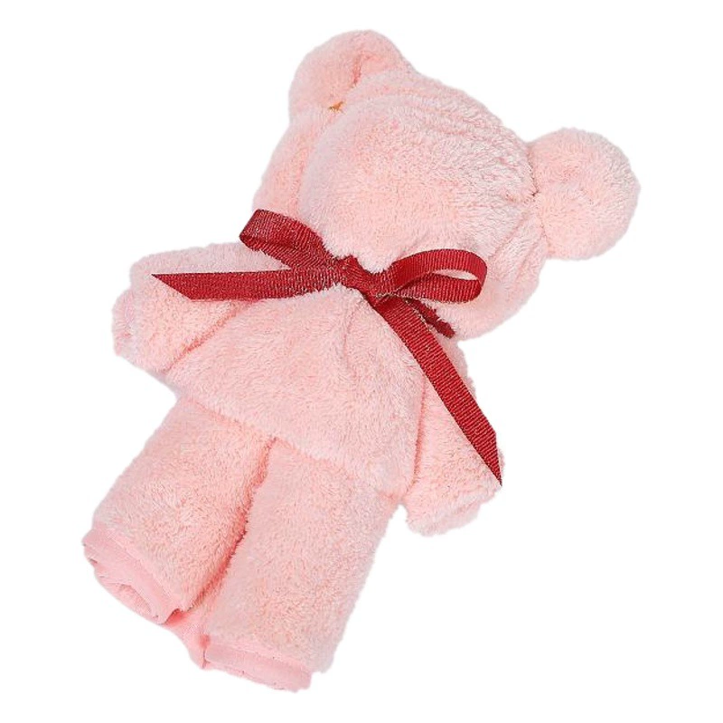 Медведь полотенце ручной подарок праздничный свадебный подарок милая форма может быть зафиксирована логотип креативное поколение мультяшных полотенец