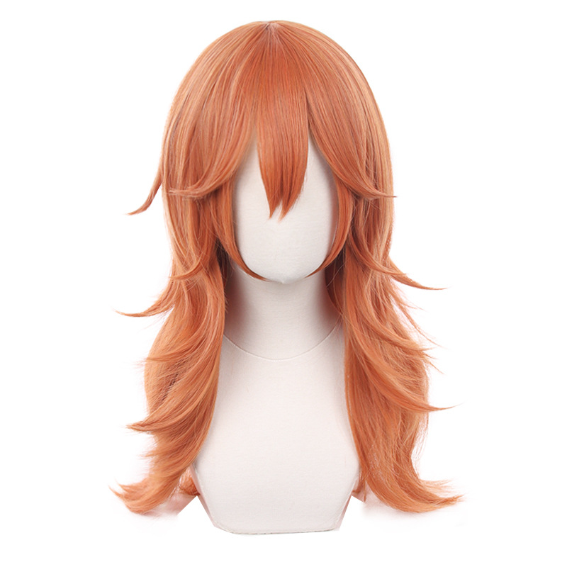 [Thousand Type] Chainsaw Man/Chainsaw Man Angel Demon cos wig with inverted layer and special orange brown color