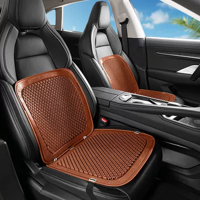 universal truck seat single cushion, Cool pad - brown-one-piece