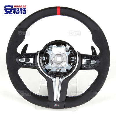 Suitable for Bmw 1 Series 3 Series 5 Series 7 Series Carbon Fiber Leather Sports Steering Wheel M3M5X5X6X3X1 Modification