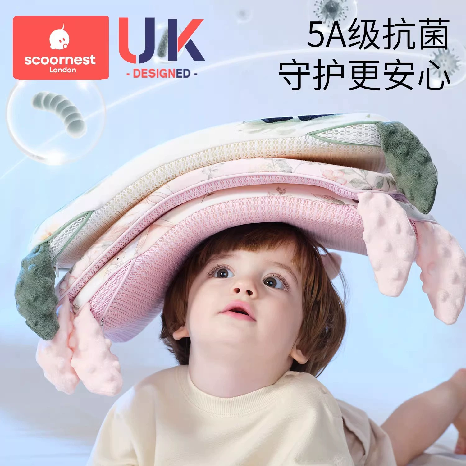 Универсальная детская подушка, 6 месяцев, 1–3–6 лет