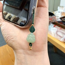 一叶生财晴水葫芦吊坠全新外贸批发手工挂绳福禄手机链防丢钥匙