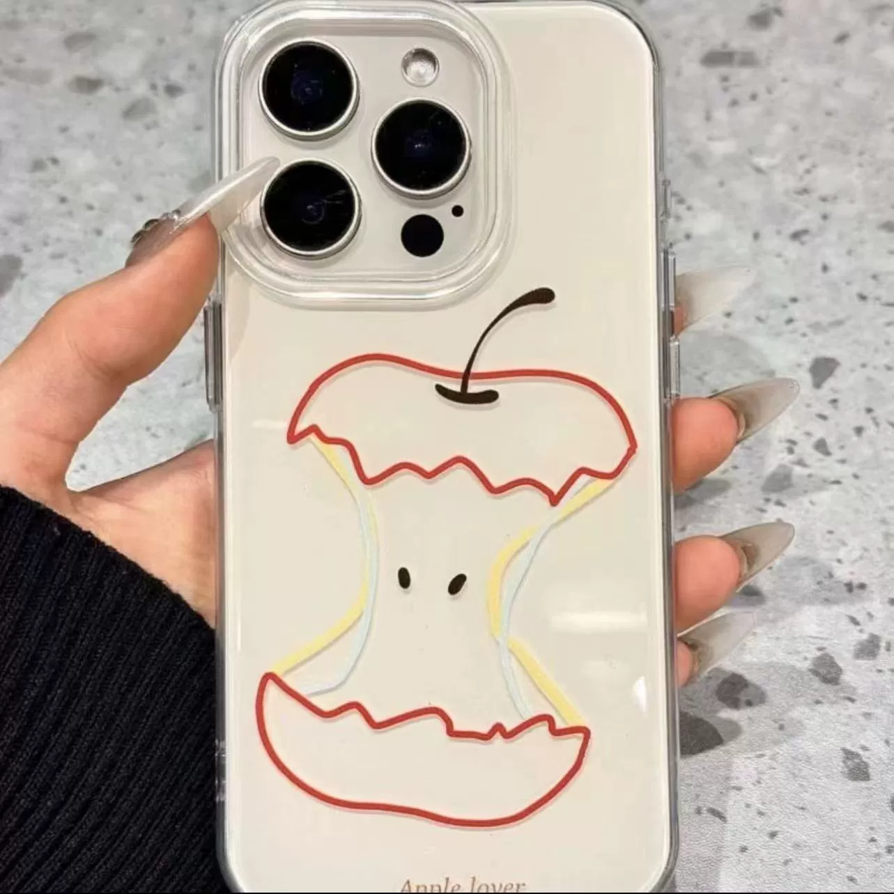 Линия граффити новое Apple 17 подходит для iPhone16 чехол из мягкого материала Apple 15прмакс милый 14плюс простой 13