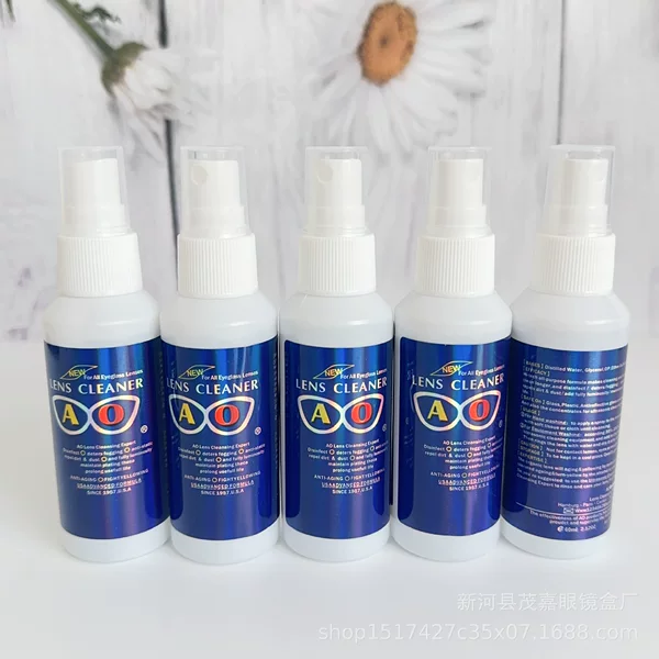 Ao Pearlescent Film Glasses Water Lens Cleaning Liquid Spray Evenly Will Not Damage Lens Screen Cleaner Lens Care Solution