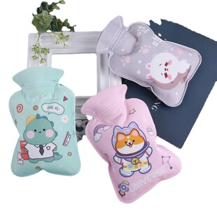 Plush hot water bag water injection cute female student mini hand warmer baby warm explosion-proof hot water bag hand warmer