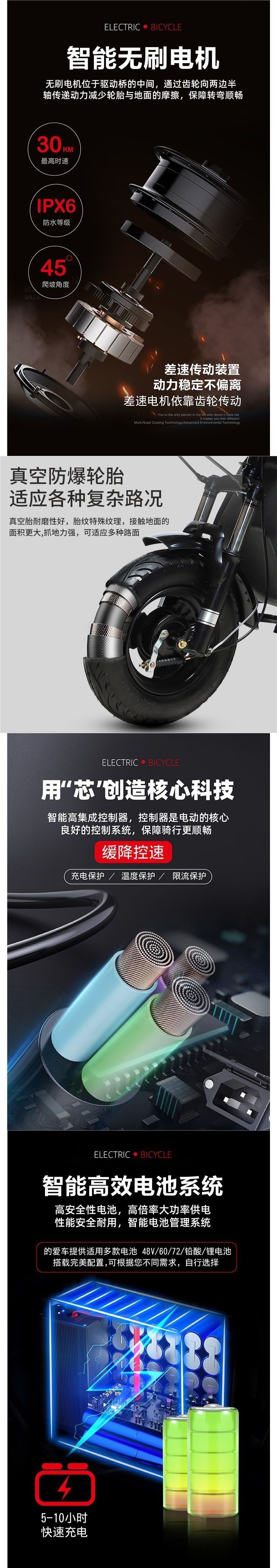 Electric Tricycle Mobility Scooter for Elderly