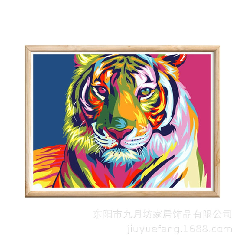 5D алмазная картина (diamond painting) 30×40 см, подсолнух/тигр/пейзаж, полный набор DIY