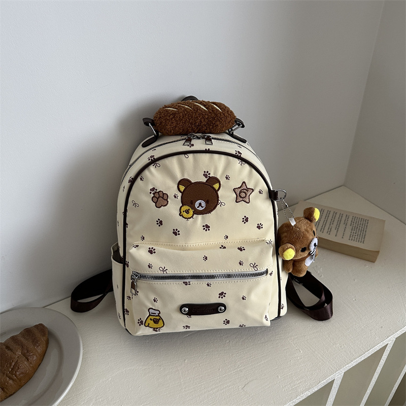 2026 nuevo lindo oso mochila de gran capacidad para salir mochila ligera de alto valor de los estudiantes de clase mochila para mujeres