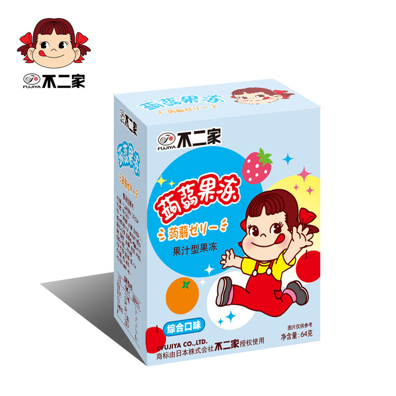 Fujiya Konjac Jelly 64g Boxed Full Moon First Birthday Wedding Souvenir Children's Snacks Wholesale Fruity Juice