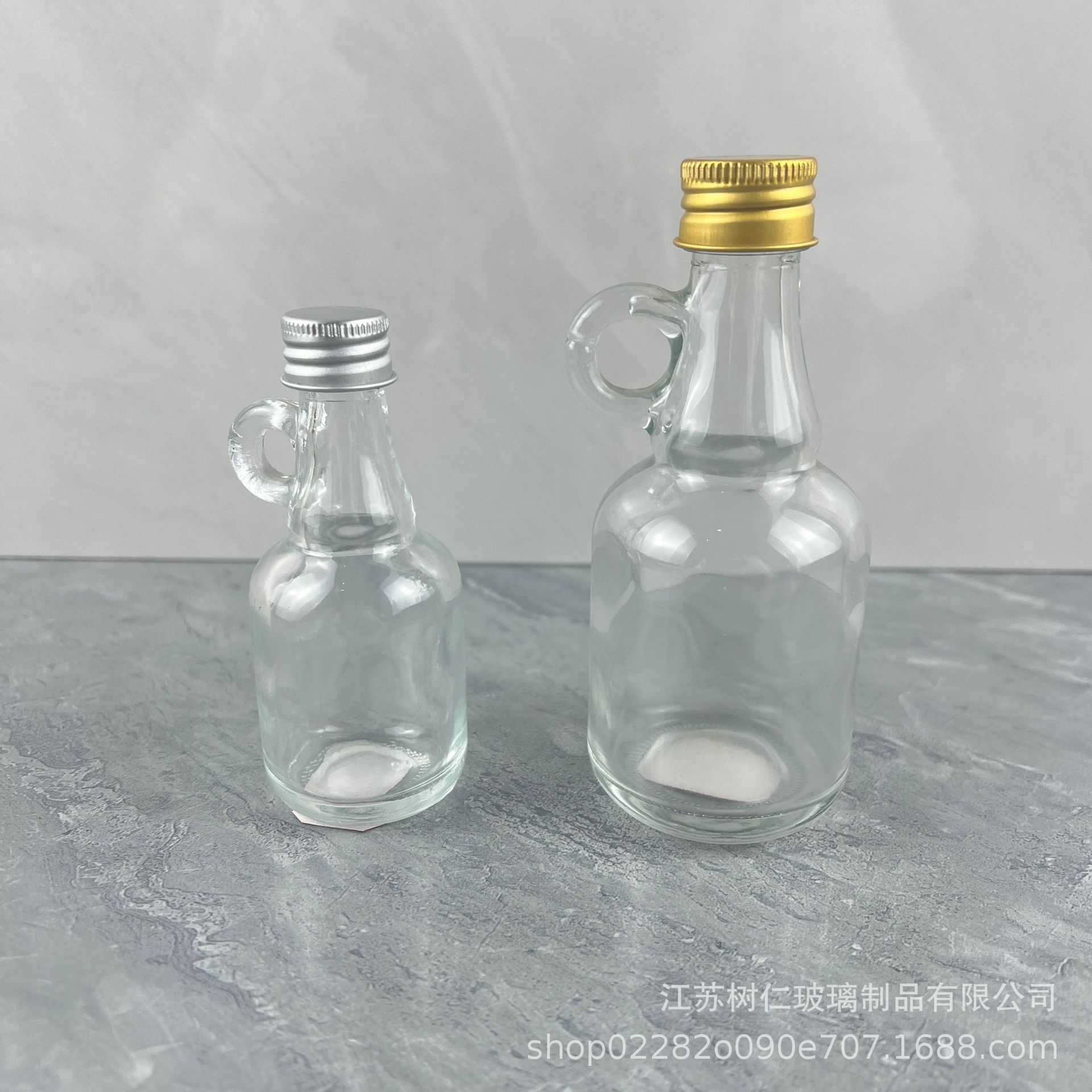 厂家现货批发透明玻璃瓶 50ml 100ml创意迷你小酒瓶 加州小酒瓶