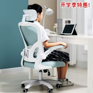 Learning Chair for Primary and Secondary School Students, Ergonomic Chair, Learning Chair for Junior High School Students, Office Backrest, Liftable Computer Chair
