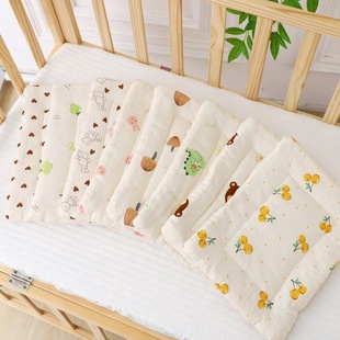 Baby Breathable Absorbent Small Cotton Pad Newborn Baby Moon Cotton Pad Cartoon Gauze Peas Baby Diapers