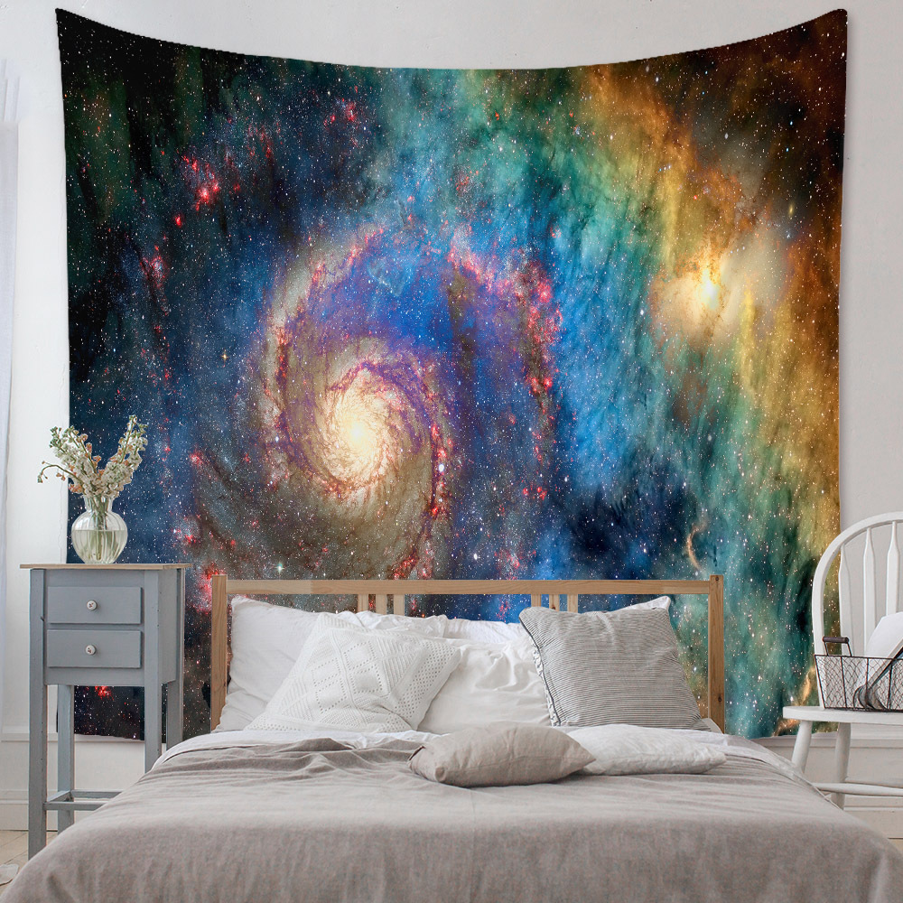 Fashion Universe Painting Wall Decoration Cloth Tapestry Wholesale Nihaojewelry display picture 103