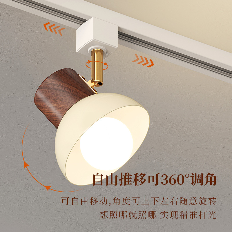 Candelabro de restaurante Mesa de comedor japonesa retro medieval Candelabro de comedor Barra de nogal Lámpara de protección ocular de grano de madera