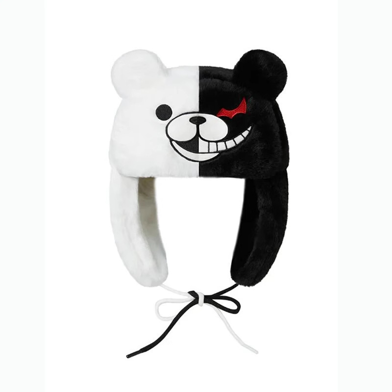 Inventario transfronterizo otoño y invierno nuevo gorro de dibujos animados engrosado para hombres y mujeres lindos gorro de protección de oídos caliente gorro de pelusa fría gorra