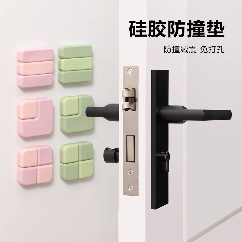 Silicone protection pillow for home use on wall, gradient, collision protection