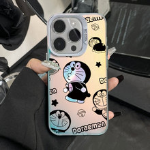 哆啦A梦适用于苹果15pro欧美16promax手机壳iphone17卡通14可爱13