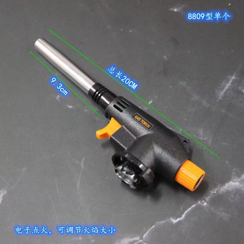 卡式噴槍930便攜式焊槍頭加長型噴火槍家用艾炙燒毛戶外點火槍