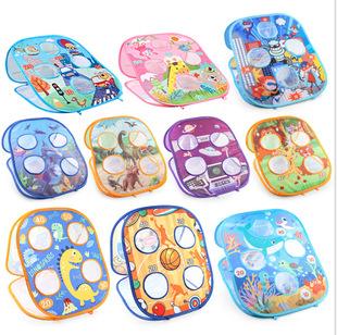 Children's Tent Sandbag Throwing Game Foldableing Tent Room Tent Children's Competitive Throwing Outdoor Toy