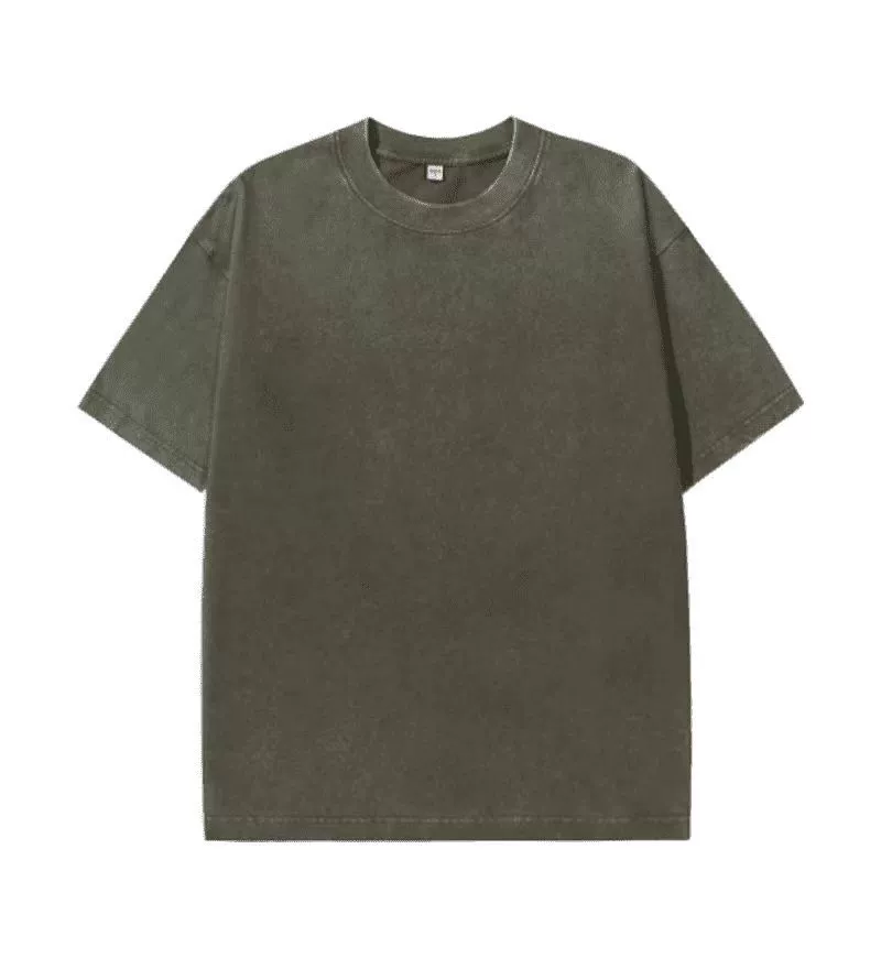 Cotton retro short sleeve T-shirt, oversize