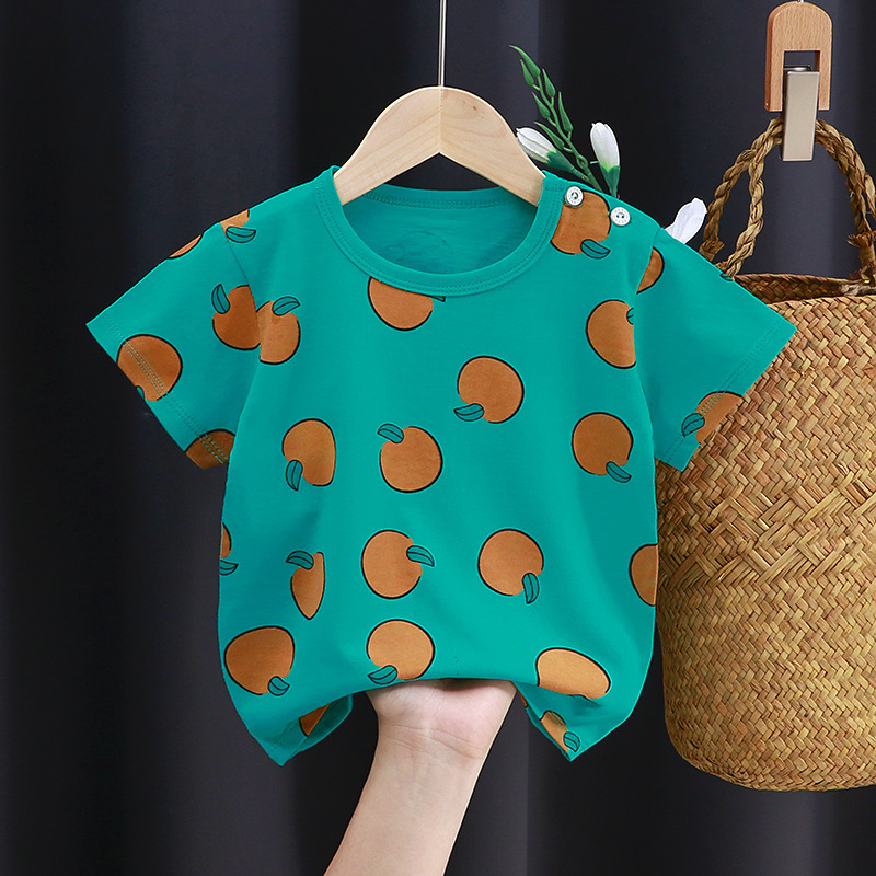 I030-dark green fruit orange