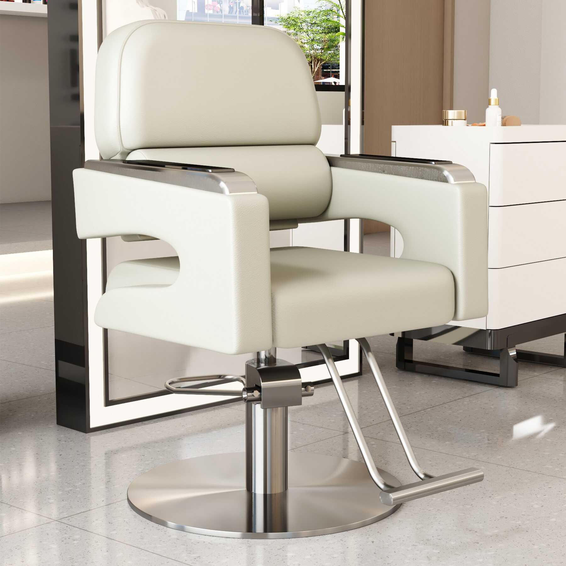 Disco de acero inoxidable gris + plateado-2