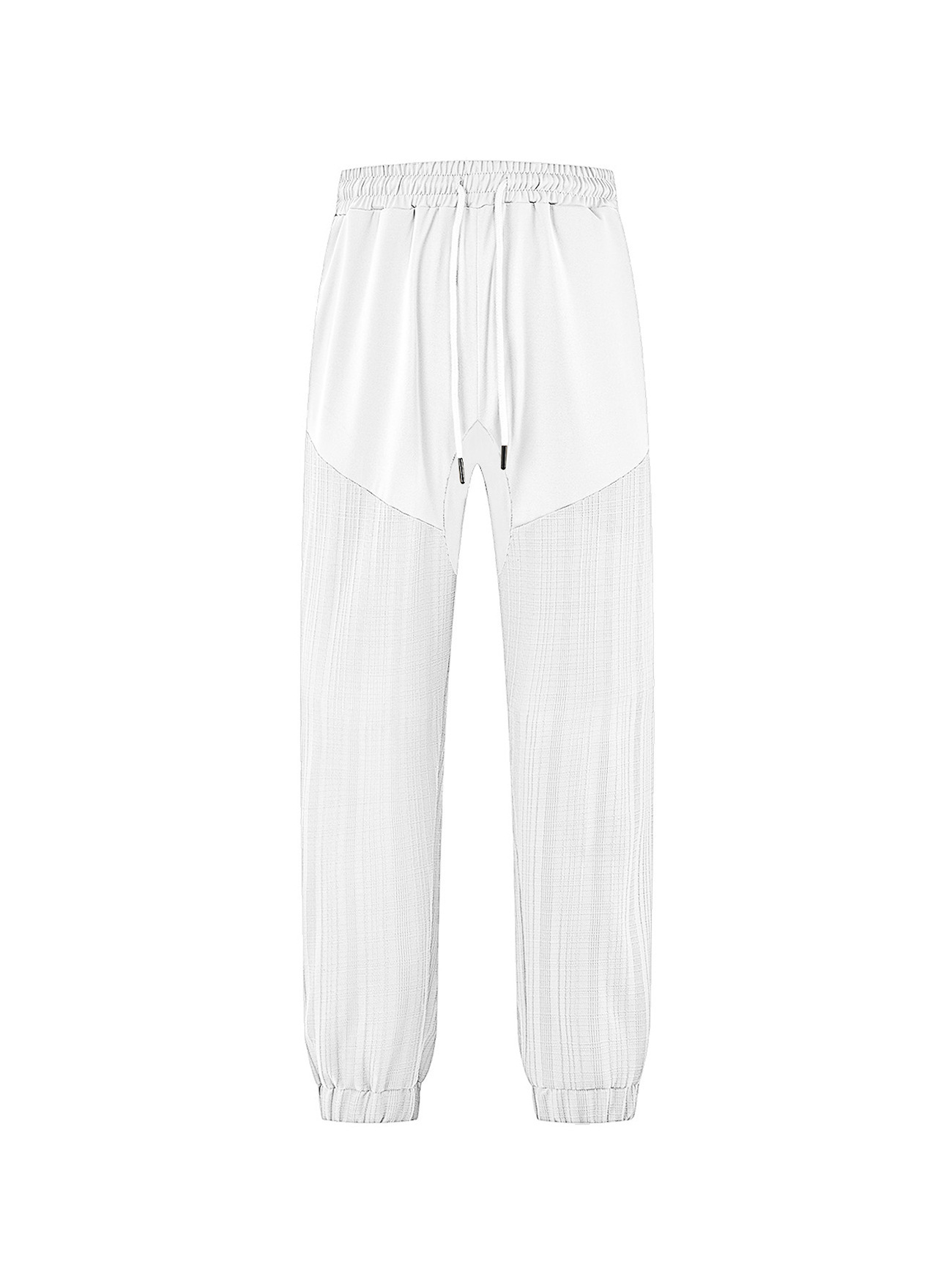 Europa y América transfronterizos Amazon Pantalones casuales TK otoño simple y suelto imitación de lino deportivo empalme pantalones de guardia de hombre