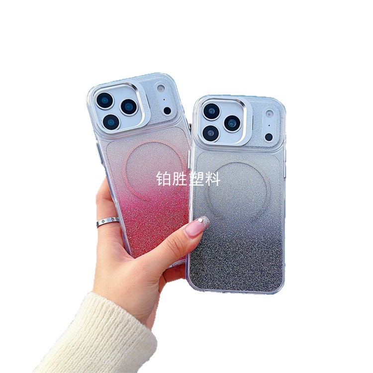新款适用于苹果IPhone 17 ProMax闪粉渐变16 ProMax亮彩16E透明壳 - 6