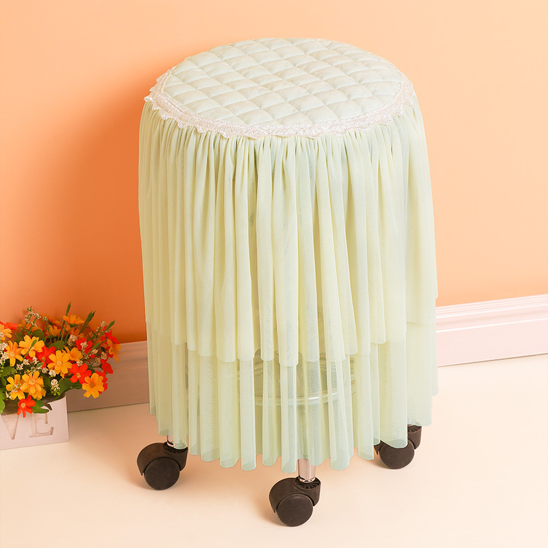 Round Stool Chair Cover Universal All-inclusive European Style Lift Chair Four-season Universal Beauty Bar Swivel Chair Cover