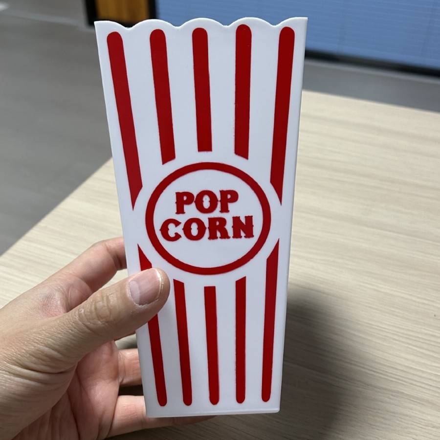 爆米花桶塑料电影院包装一次性打包冰桶小桶环保PP四面印刷圆筒