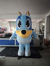 宾果狗网红充气卡通人偶服装人穿活动扮演道具布鲁伊充气玩偶服