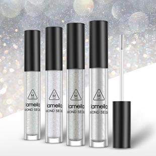 Liquid Highlight Mermaid Ji Super Shiny Crystal Eyeshadow Liquid Non-Removing Makeup 1030 Children's Jazz Apple Jelly Box Body