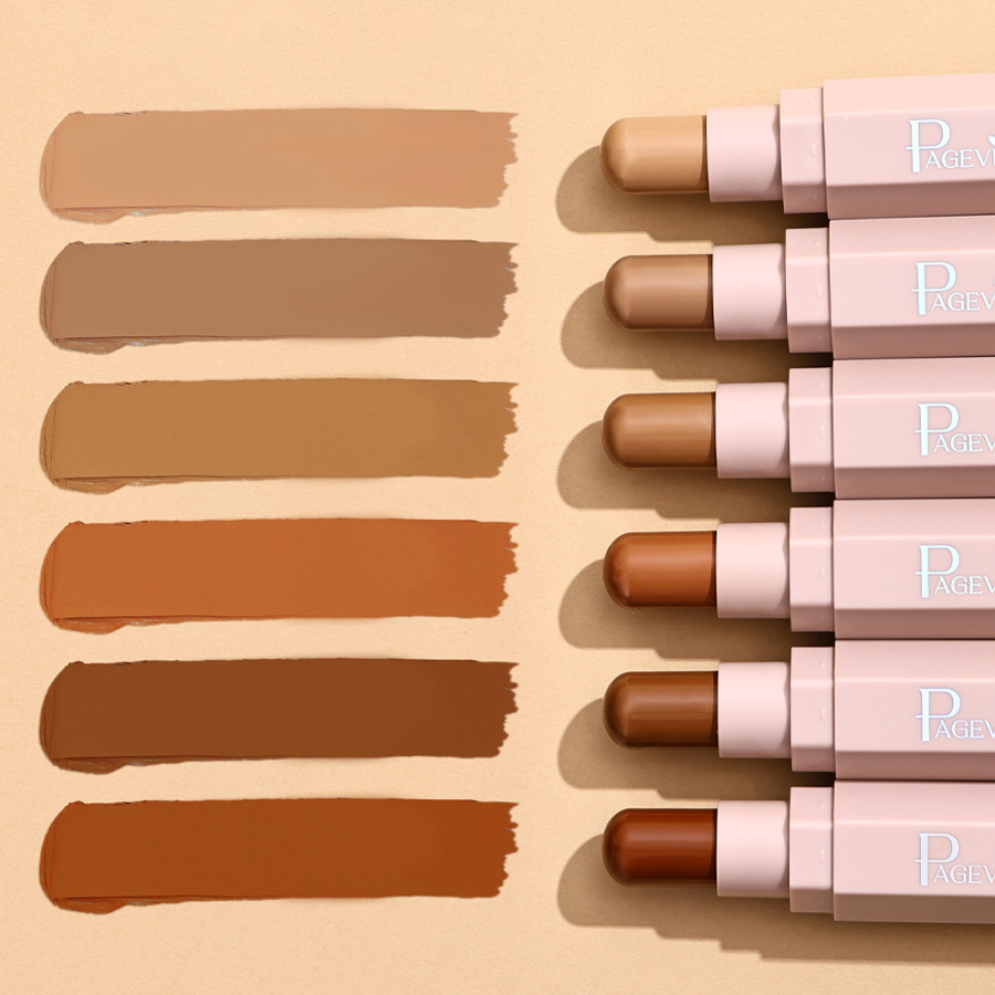 Cross-border Bestseller PAGE VINE Versatile Soft Matte Contour Stick 7.1g For Natural Contouring_voghion.com