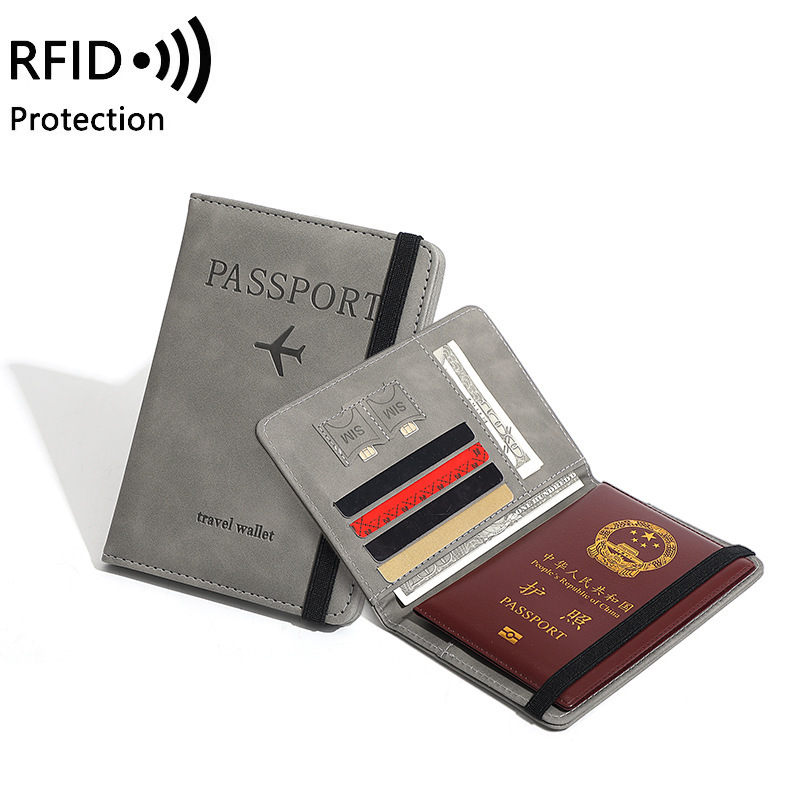 2026 New Rfid Anti-Theft High-Quality Leather Id Holder for Men and Women, Travel Business Multifunctional Card Holder Wallet