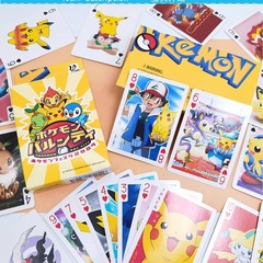 アニメのトランプのテーブルゲームのカードゲームの漫画のかわいい学生のおもちゃの宝可夢のピカチュウのドラえもん