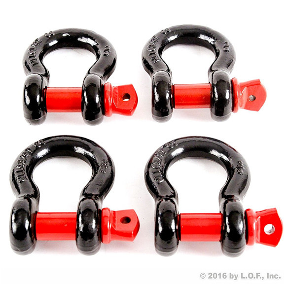 卸扣u型钩环拖车钩带3/4拖车绳汽越野车suv改装救援前后杠牧马人