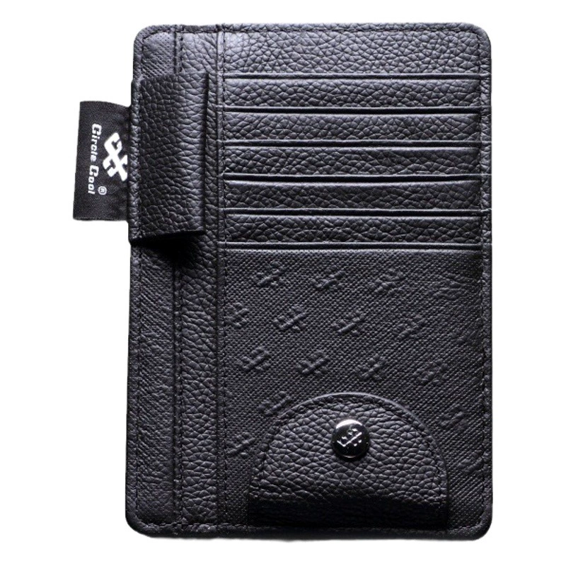 Многофункциональный автомобильный держатель из натуральной кожи: для карт, счетов, очков, крепление на солнцезащитный козырек