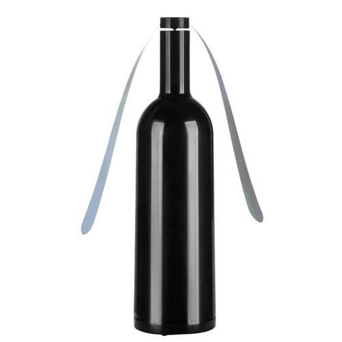 Wine bottle fly fan wholesale, outdoor battery rechargeable mosquito repellent fan, fruit shop vegetable market silent mosquito repellent