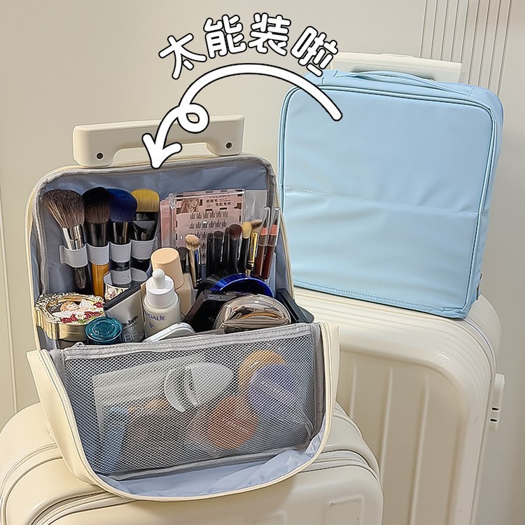Mirror, cosmetic bag, capacious suitcase, handheld organizer bag, high-quality style