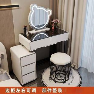 Simple Dressing Table Cream Style Dressing Table Small Apartment Modern Light Luxury Dressing Table Slate Dressing Table 2025 New Style